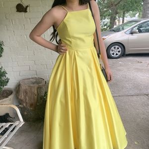 Yellow Formal Dress (Prom Dress)